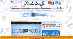 Desktop Screenshot of ladictee.fr